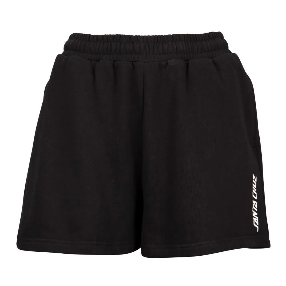 Santa Cruz Womens Shorts Strip II Shorts - Black