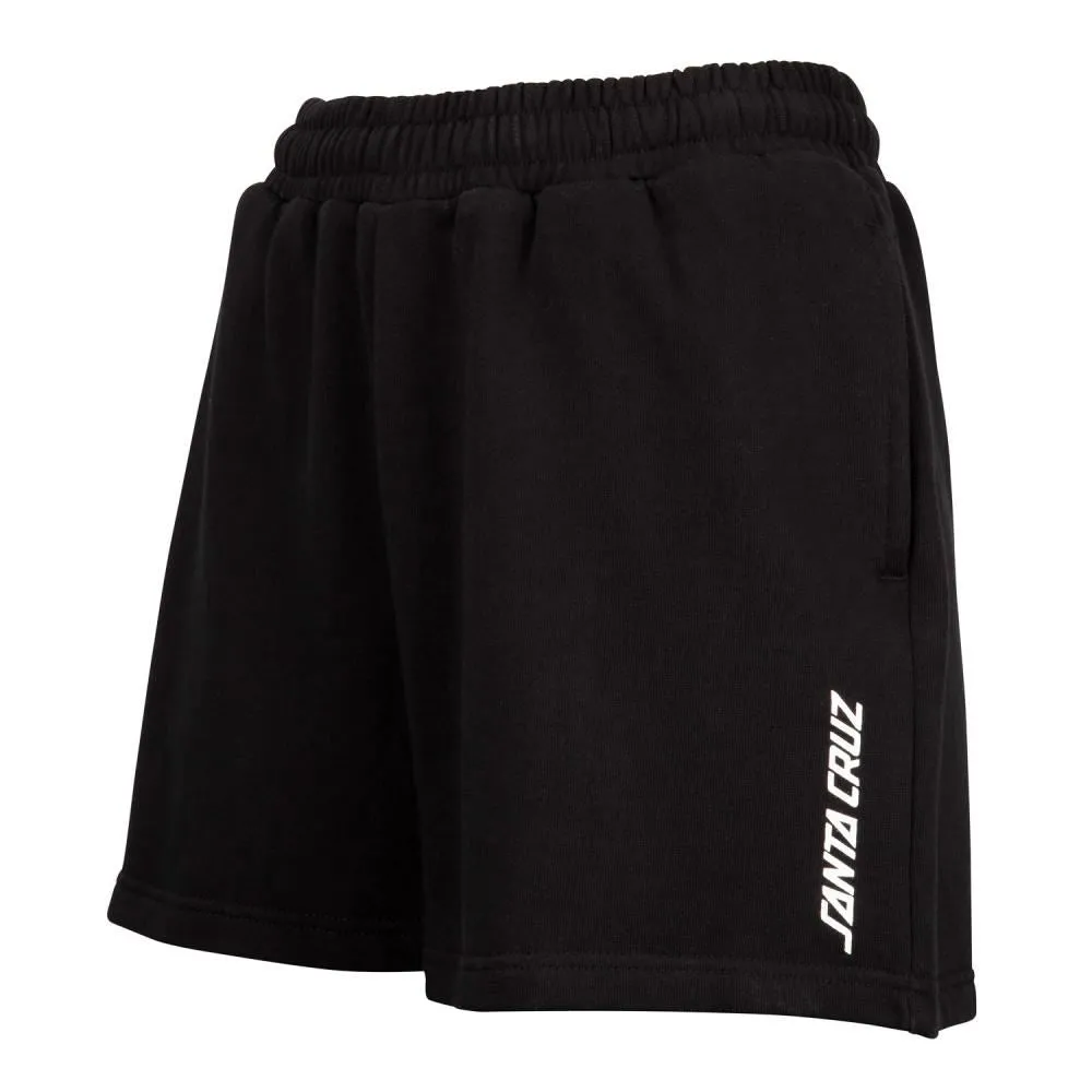 Santa Cruz Womens Shorts Strip II Shorts - Black
