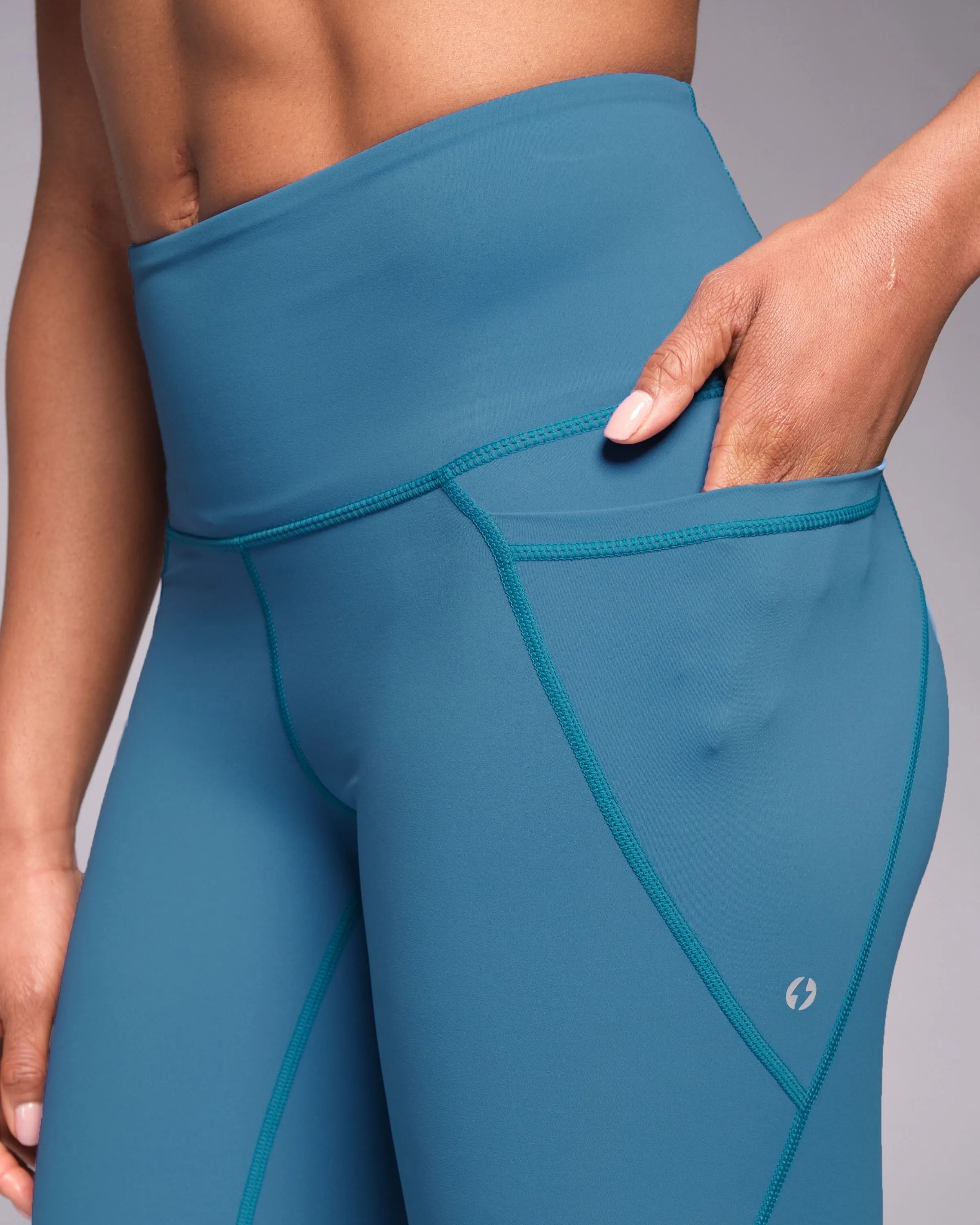 Sculpt High-Waisted Leggings Vintage Blue