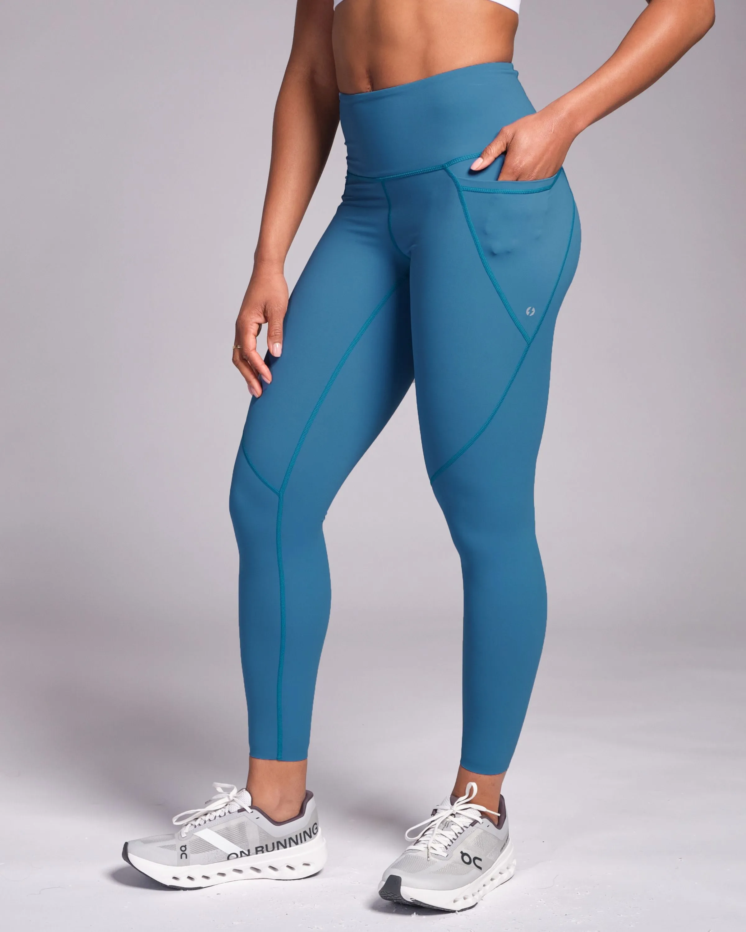 Sculpt High-Waisted Leggings Vintage Blue