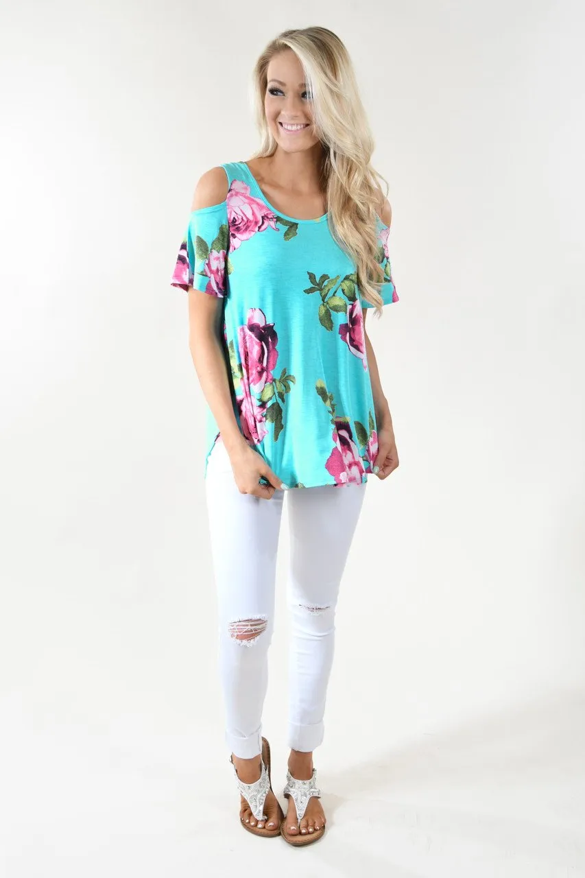 Shine Bright - Teal Floral