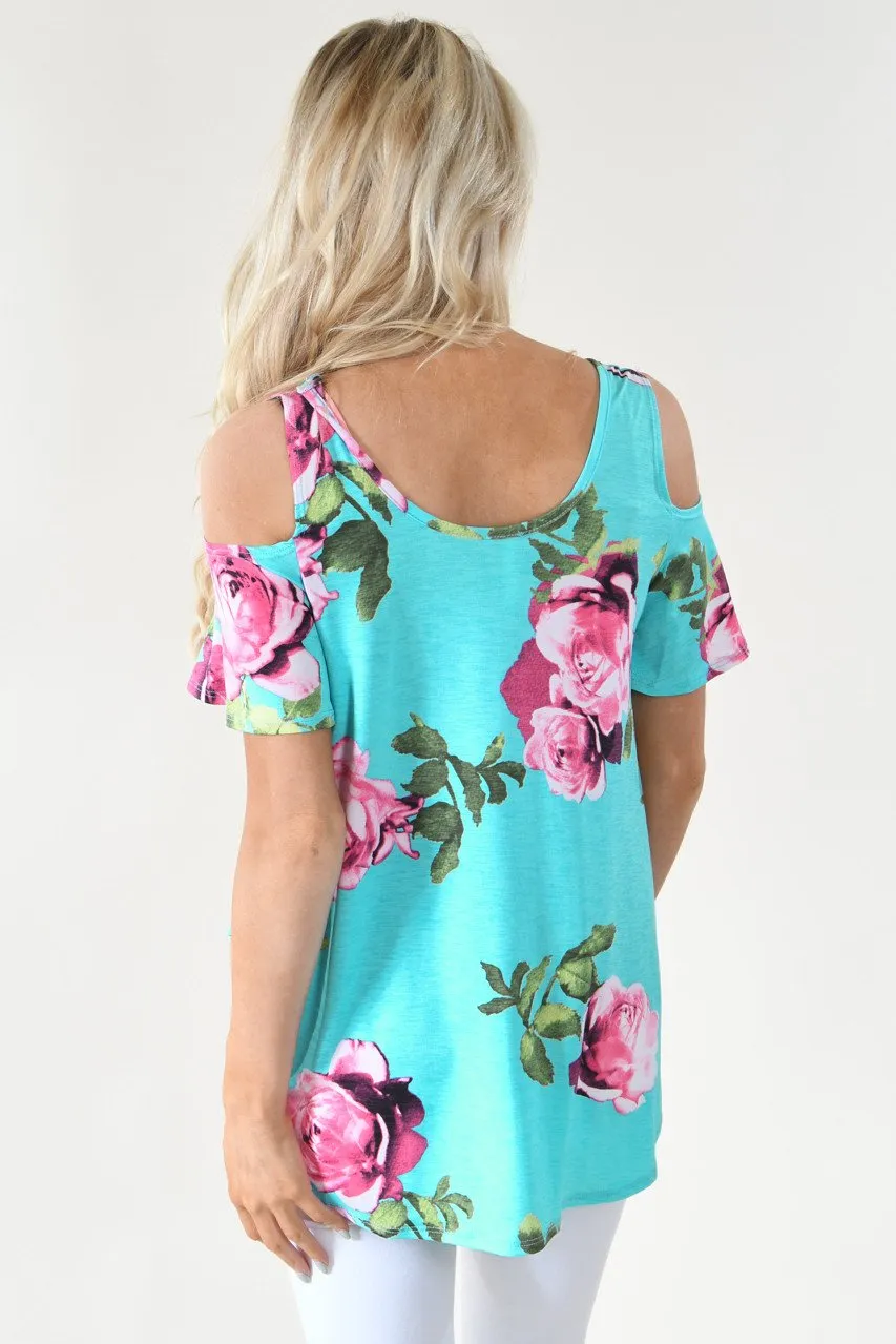 Shine Bright - Teal Floral