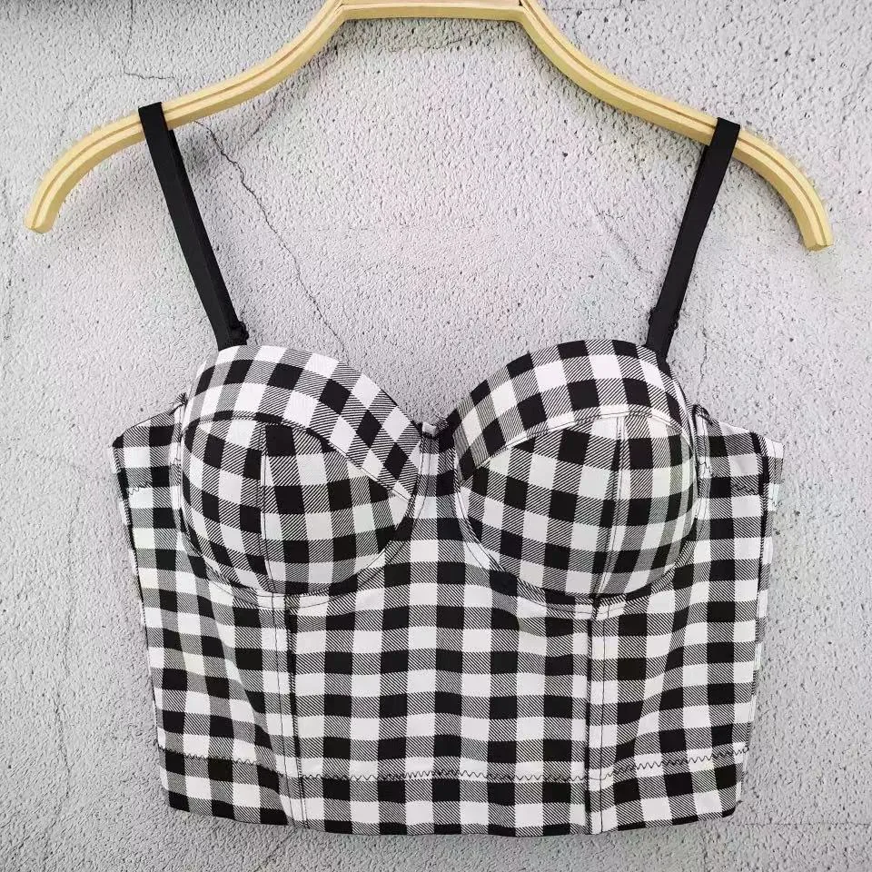 Shinny Straps Crop top