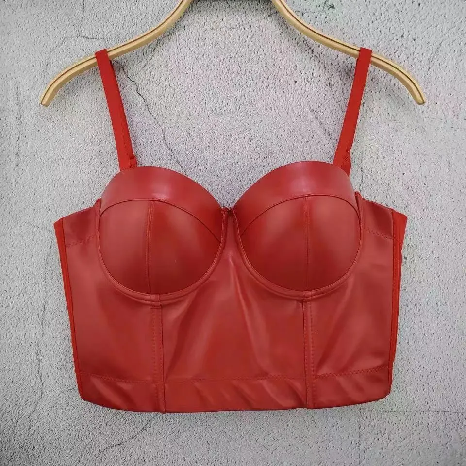 Shinny Straps Crop top