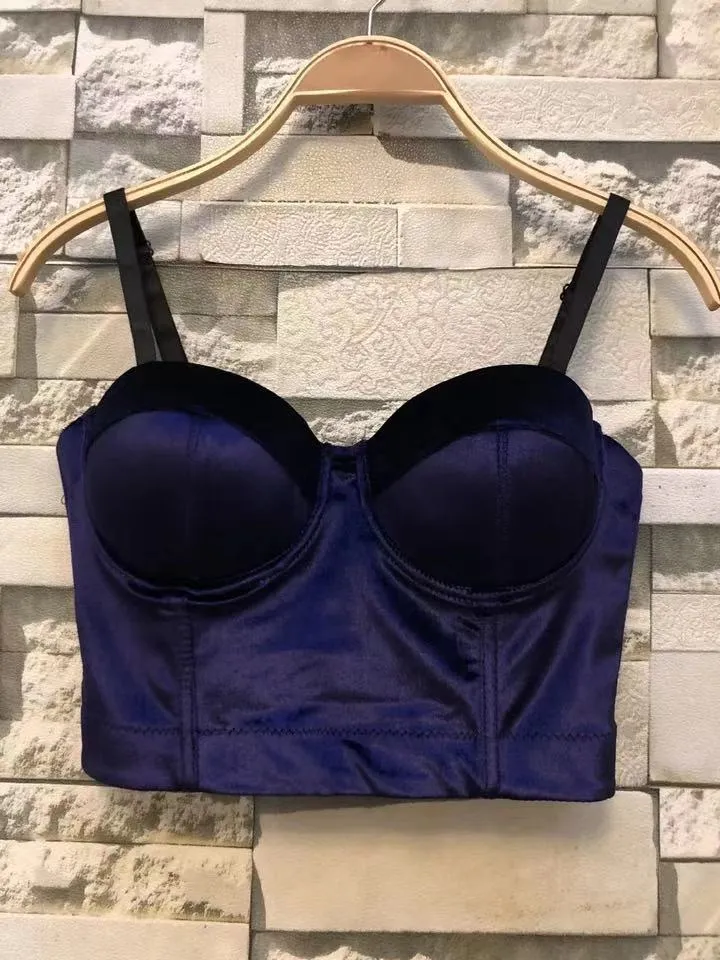 Shinny Straps Crop top