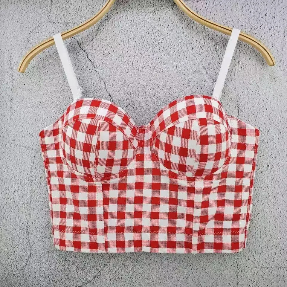 Shinny Straps Crop top