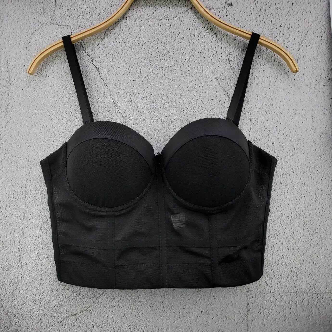Shinny Straps Crop top