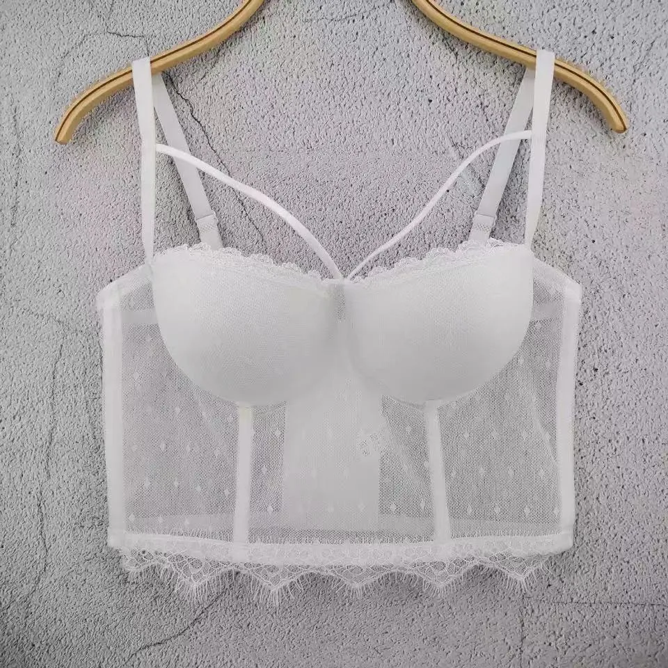 Shinny Straps Crop top
