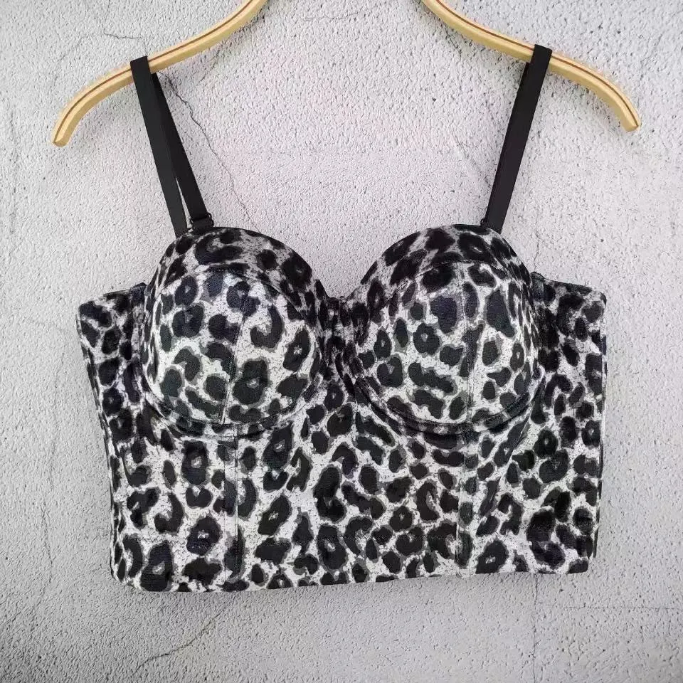 Shinny Straps Crop top
