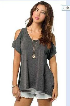 shirt women off shoulder top fashion clothing social tops