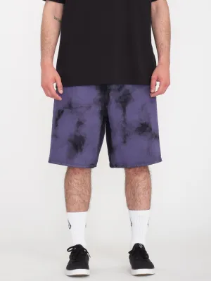 Short Billow Denim - DEEP PURPLE