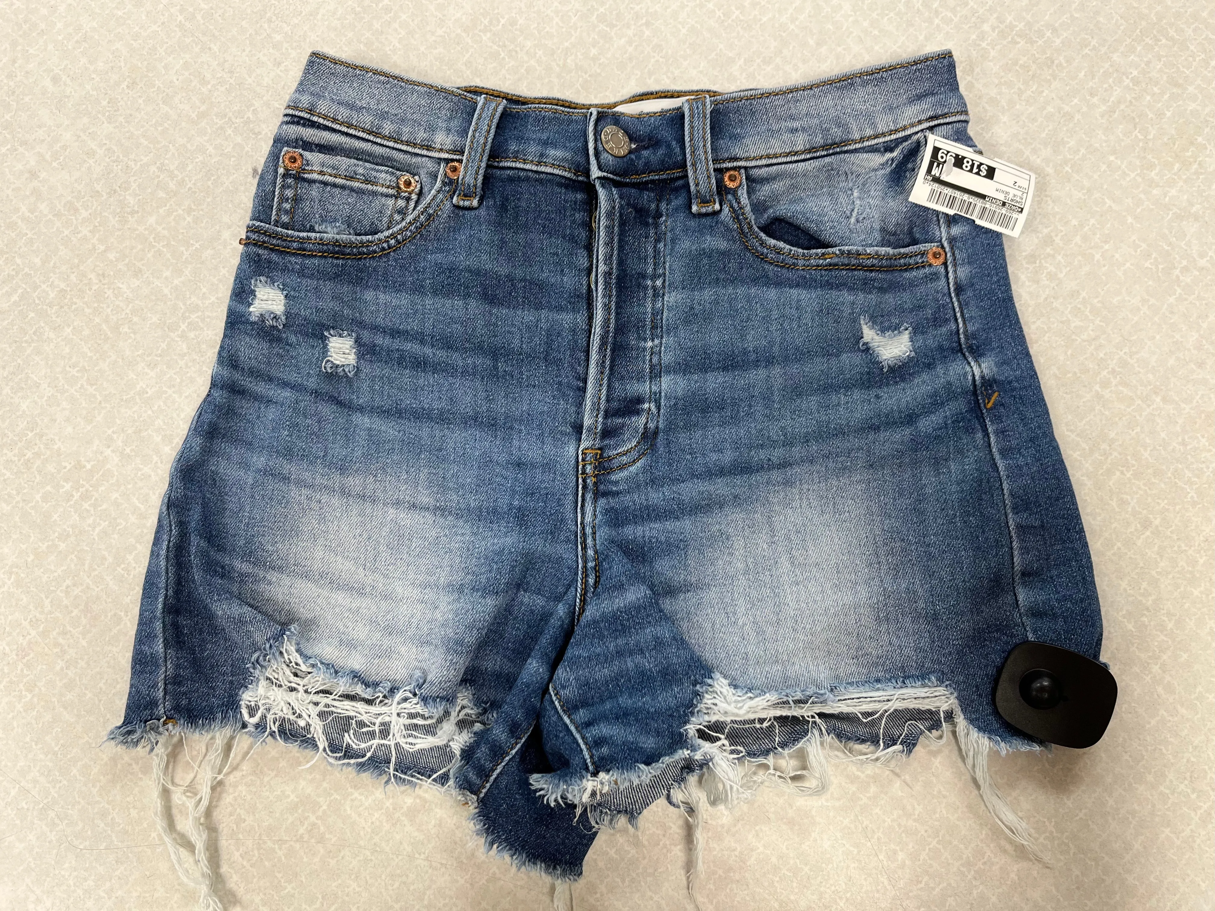 Shorts By Daze Denim In Blue Denim, Size:2