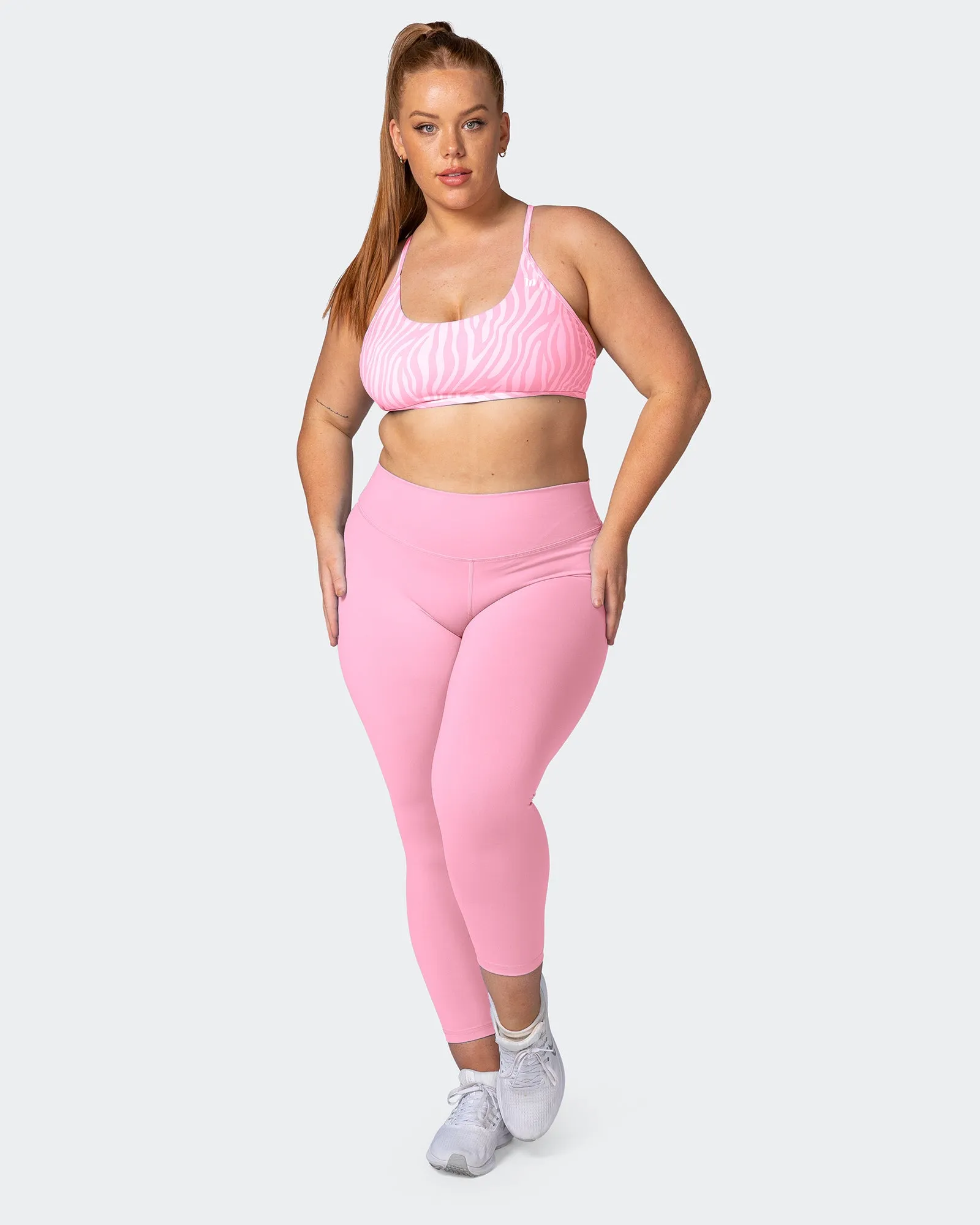 Signature Scrunch 7/8 Leggings - Strawberry Pink