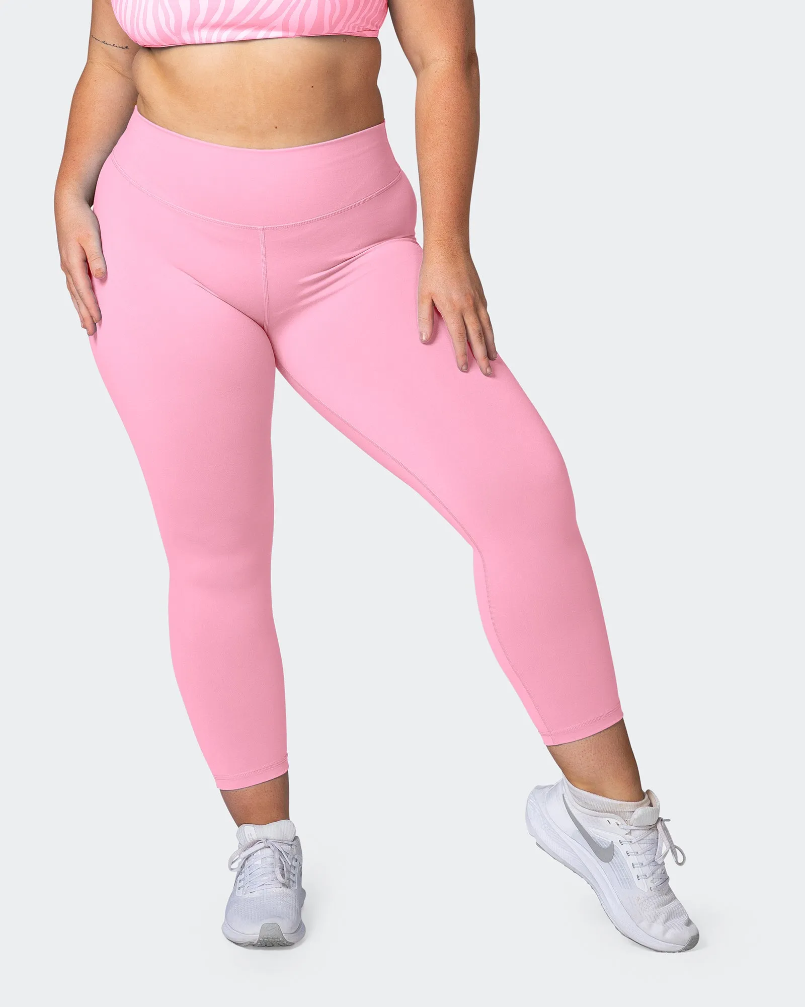 Signature Scrunch 7/8 Leggings - Strawberry Pink