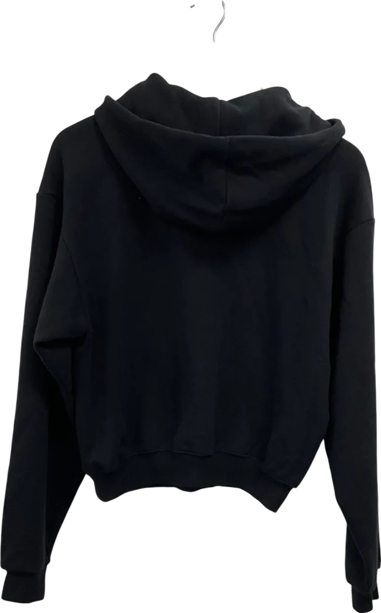 SKIMS Black Classic Pullover Hoodie - Onyx UK XS