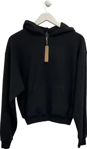 SKIMS Black Classic Pullover Hoodie - Onyx UK XS