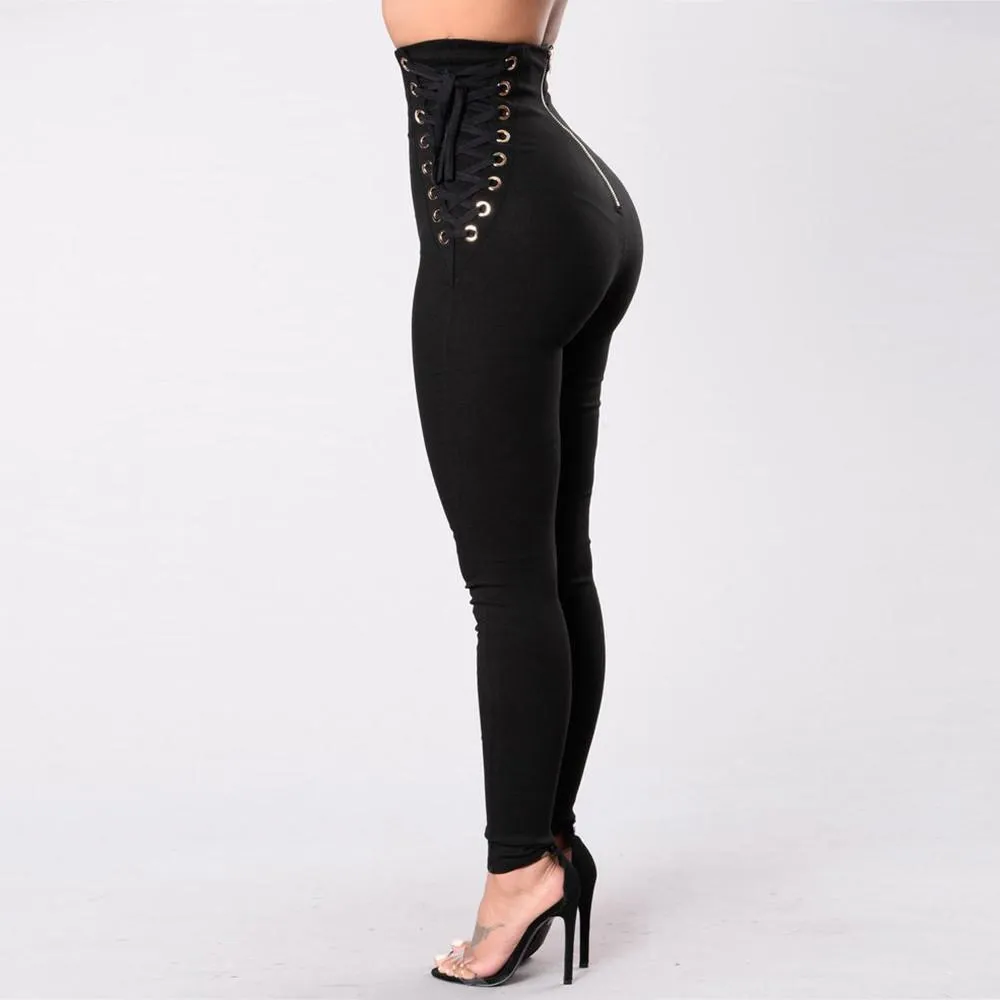 Skinny High Waist Gothic Leggings