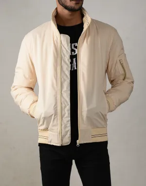 Sleek Skin Bomber Jacket