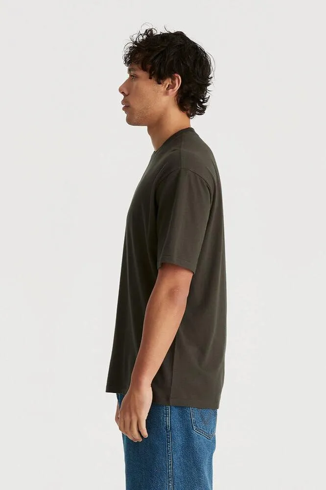 SNAKE CHARMER SLACKER TEE - DARK SLATE