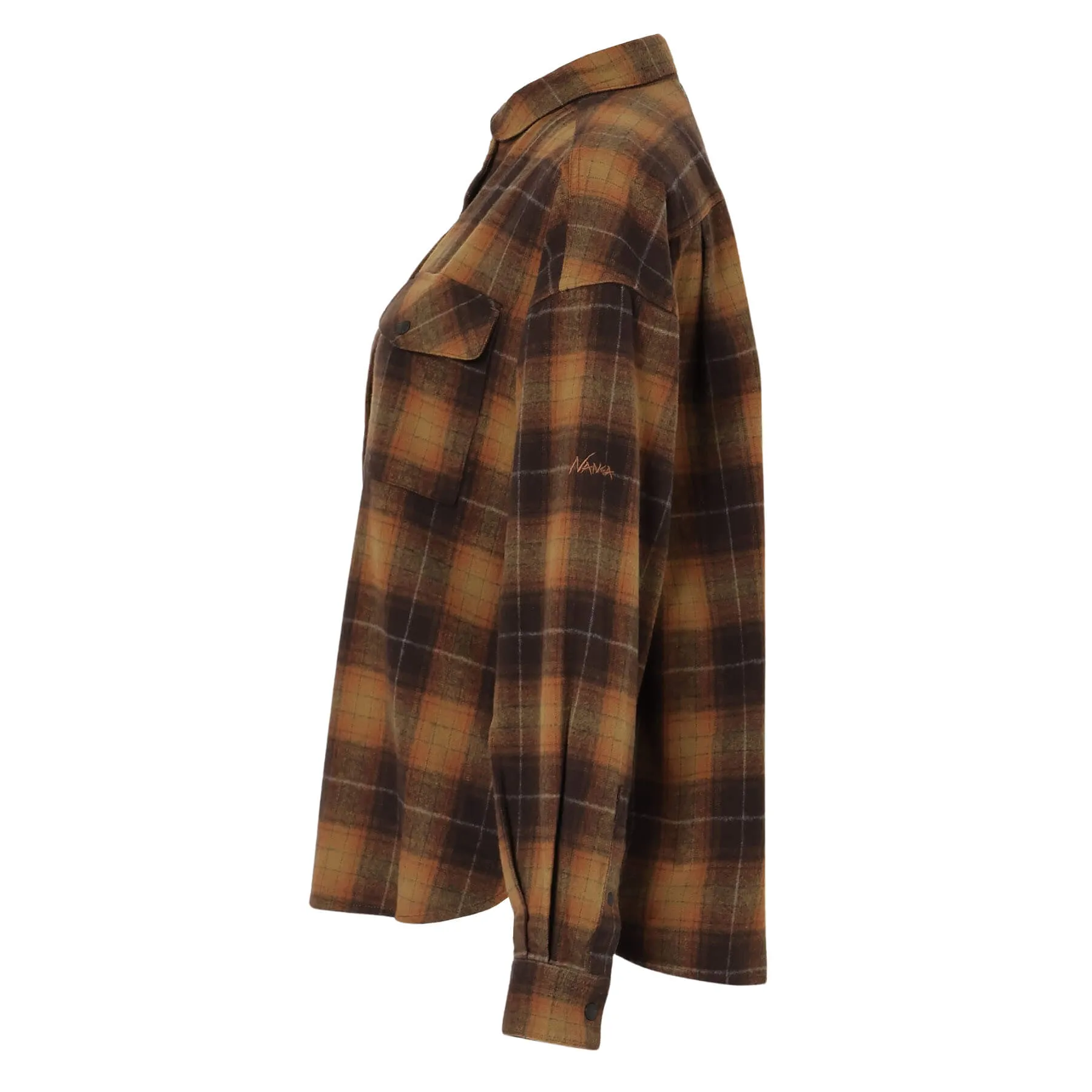 【SPECIAL PRICE】FADE PLAID CAMP SHIRT W(WOMEN)