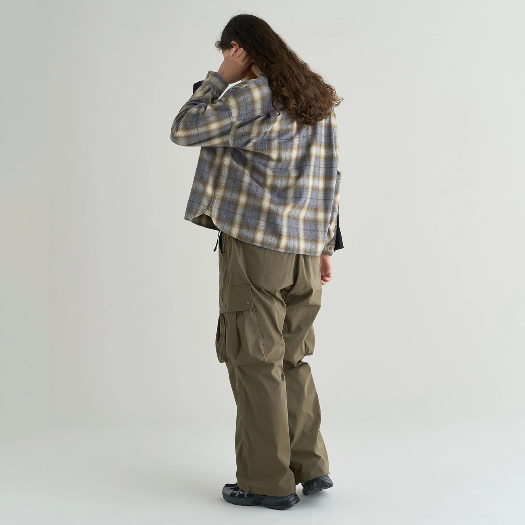 【SPECIAL PRICE】FADE PLAID CAMP SHIRT W(WOMEN)
