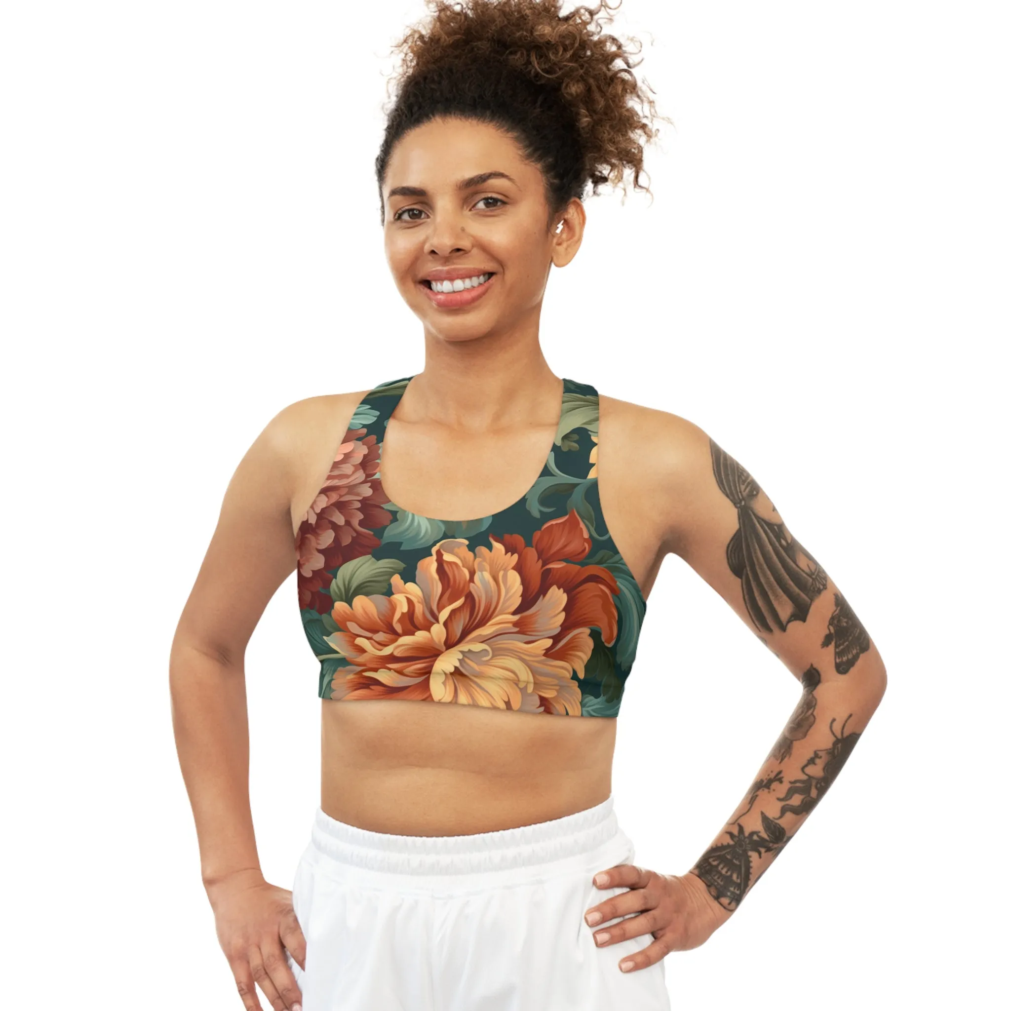 Sports Bra - Sun Grasse Floral