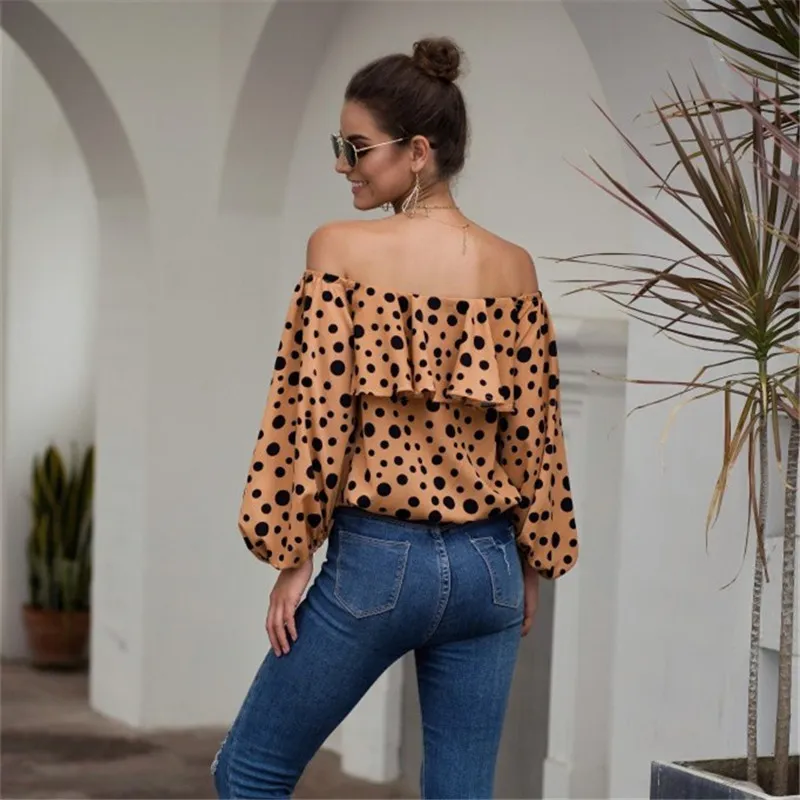 Spotlight Flair Off-Shoulder Ruffle Top