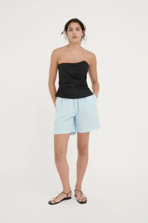 STELLA COTTON SHORTS - ICE BLUE