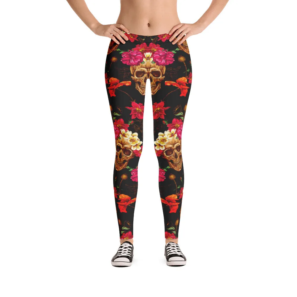StinkBone Skulls & Roses Leggings