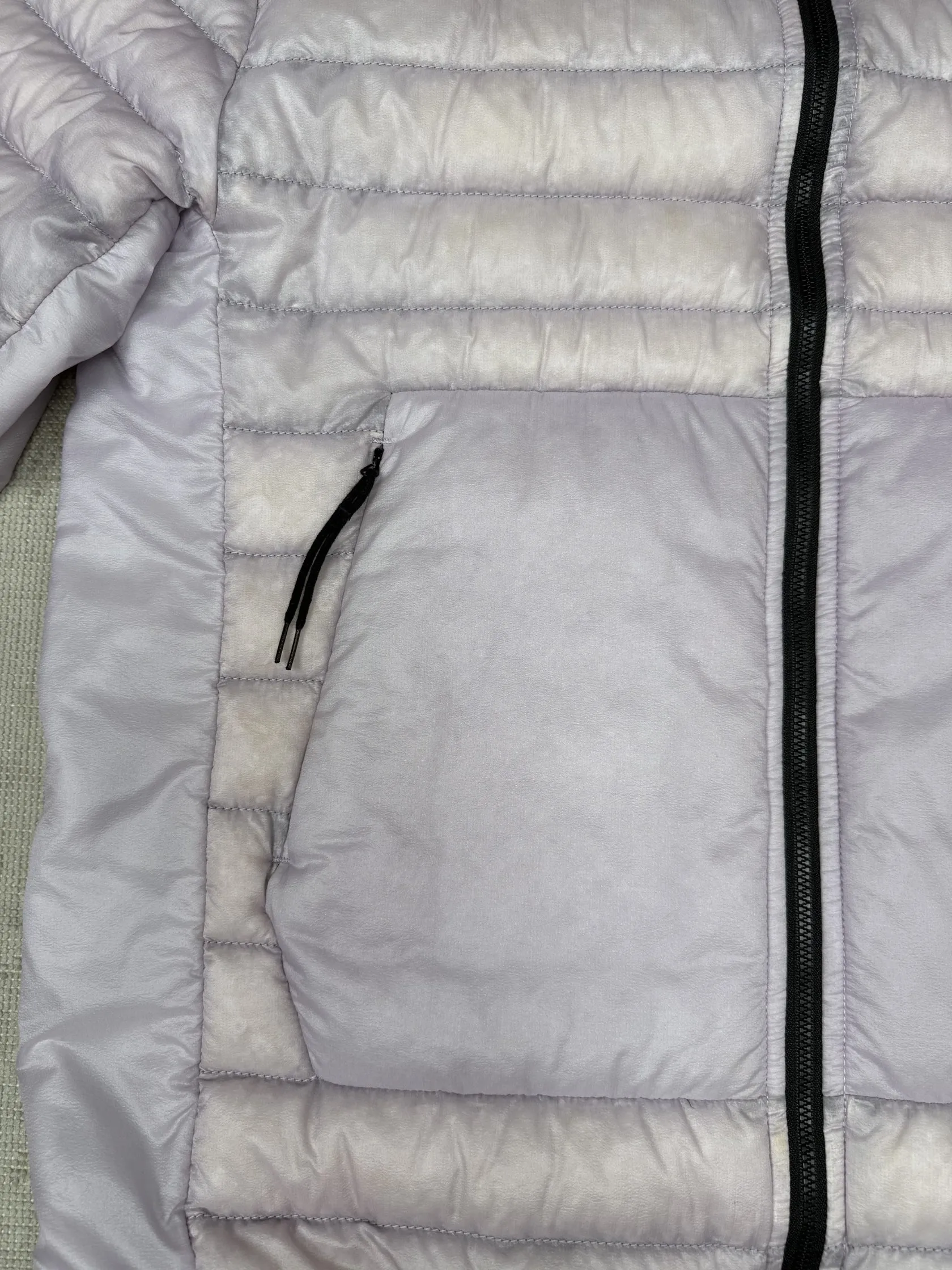 Store Island Bio-Based Ripstop Nylon Down Quilted Overshirt - Lilac