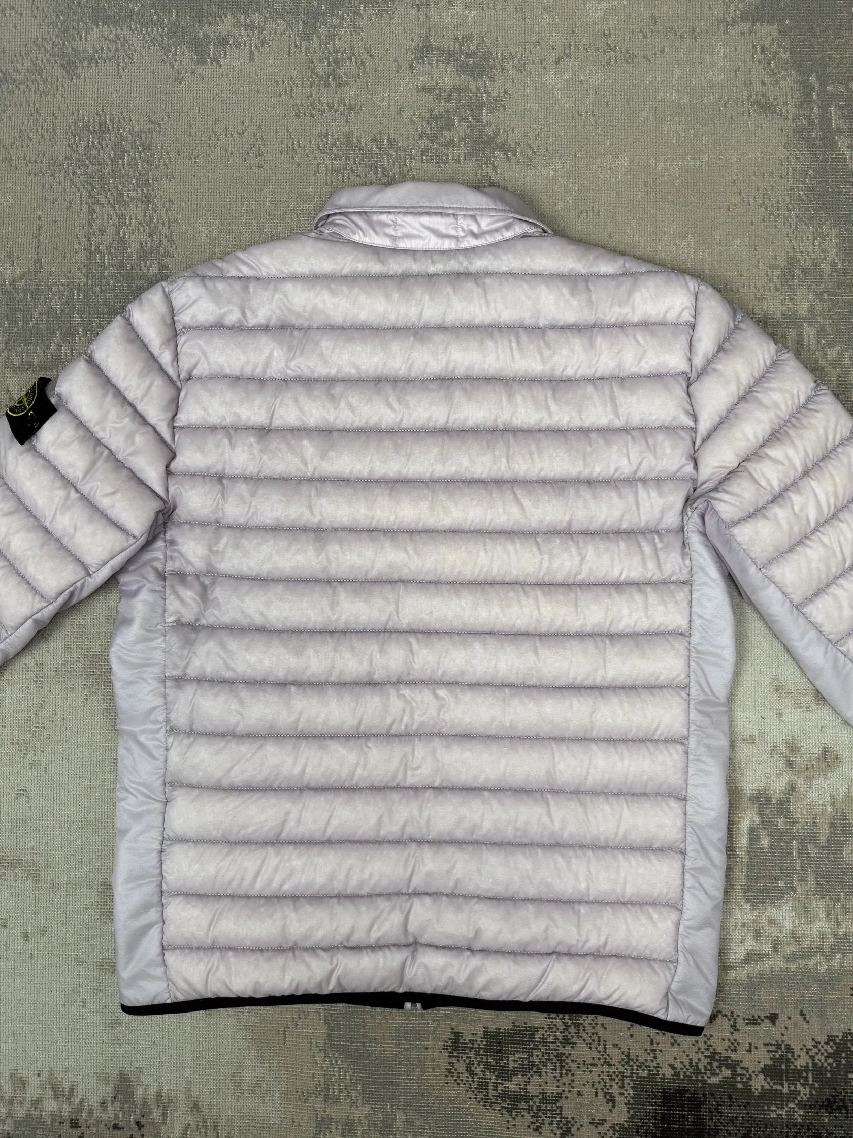 Store Island Bio-Based Ripstop Nylon Down Quilted Overshirt - Lilac