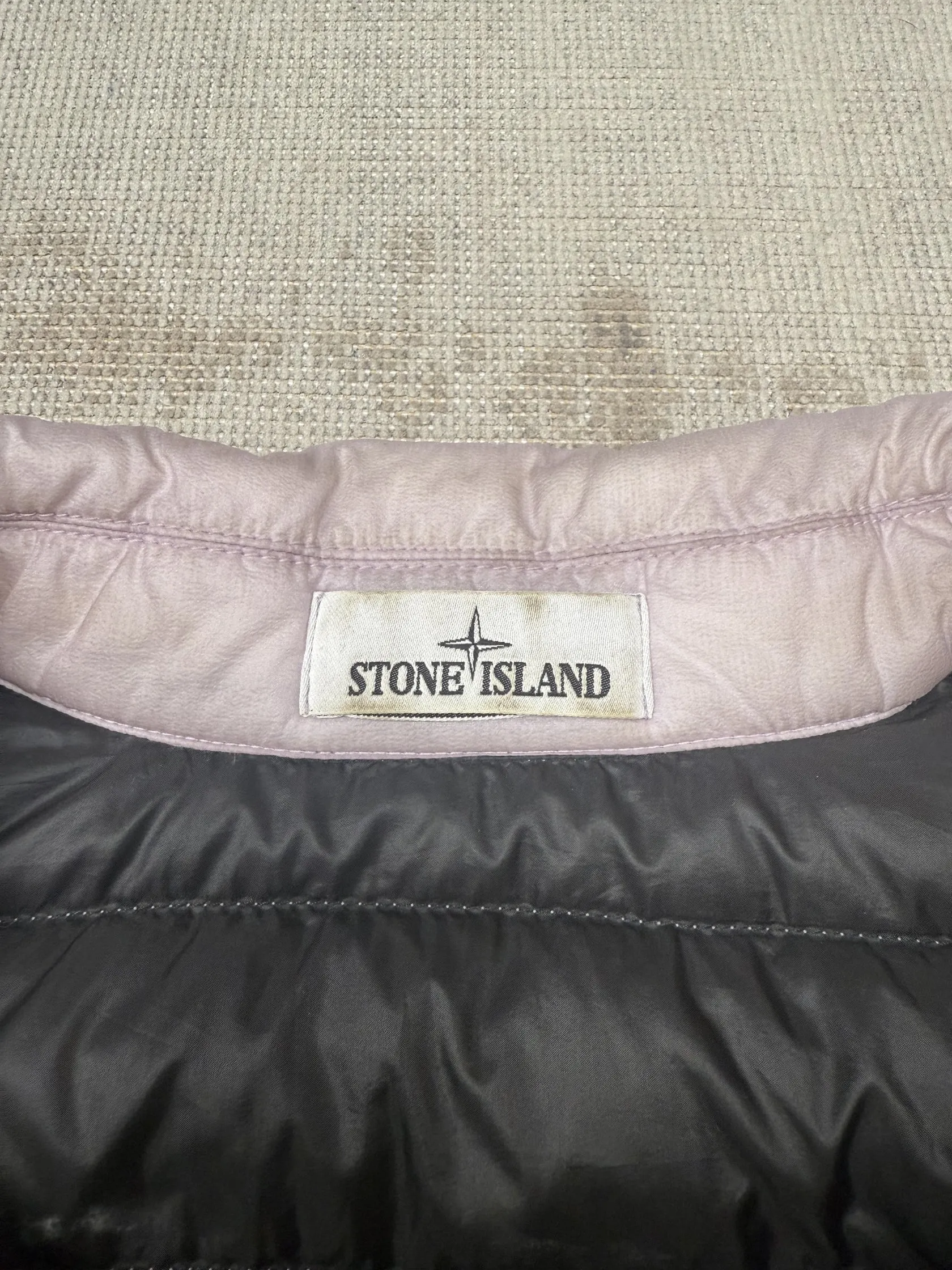 Store Island Bio-Based Ripstop Nylon Down Quilted Overshirt - Lilac