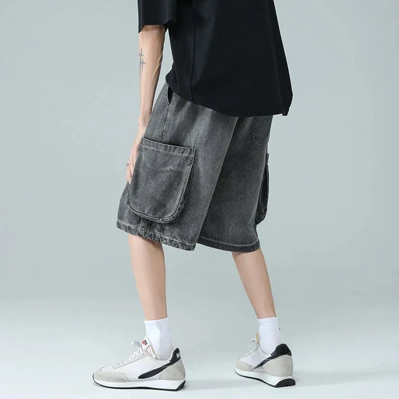 StreetWave Hip Hop Denim Shorts