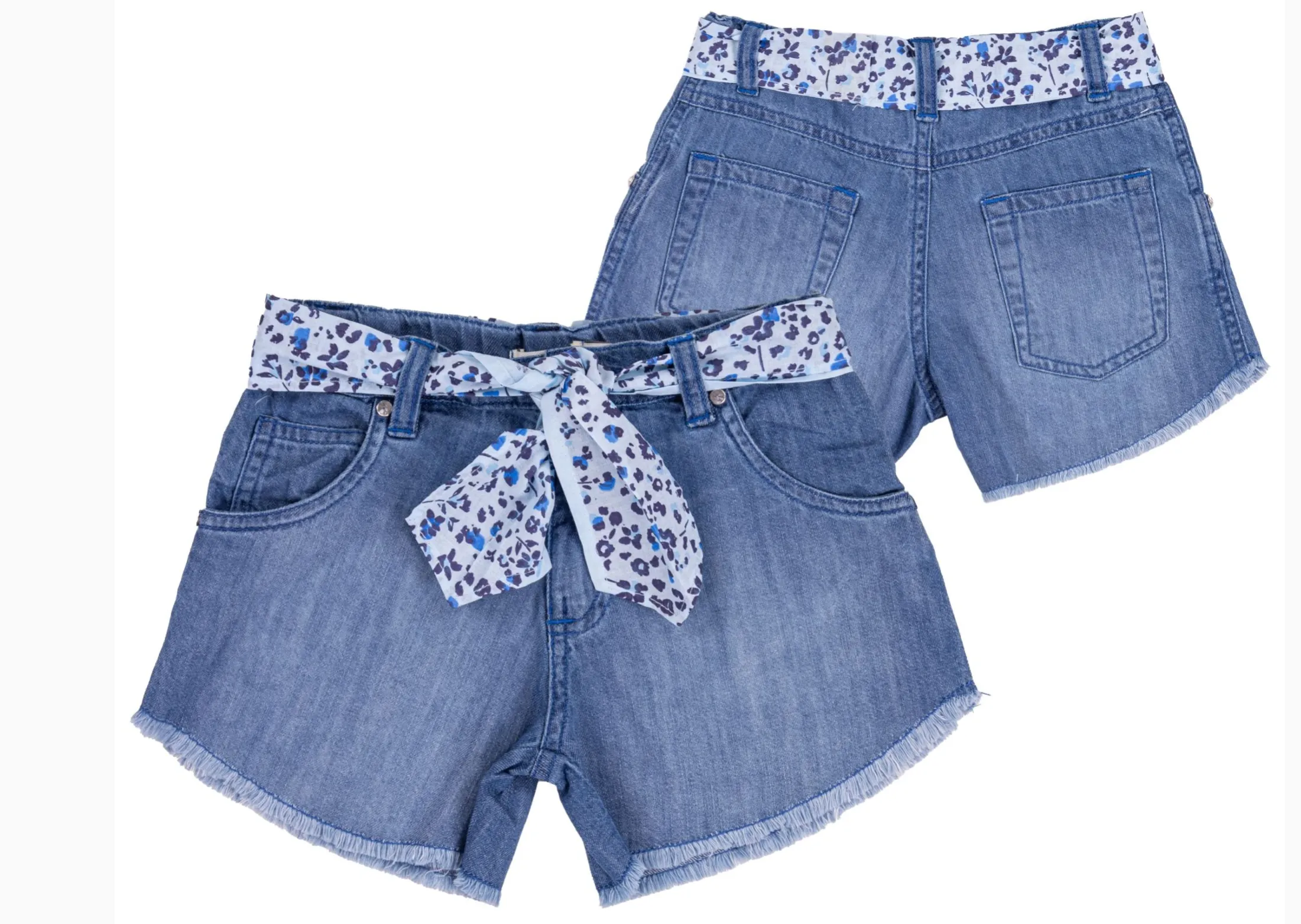 Stretch Light Denim Shorts/EMC
