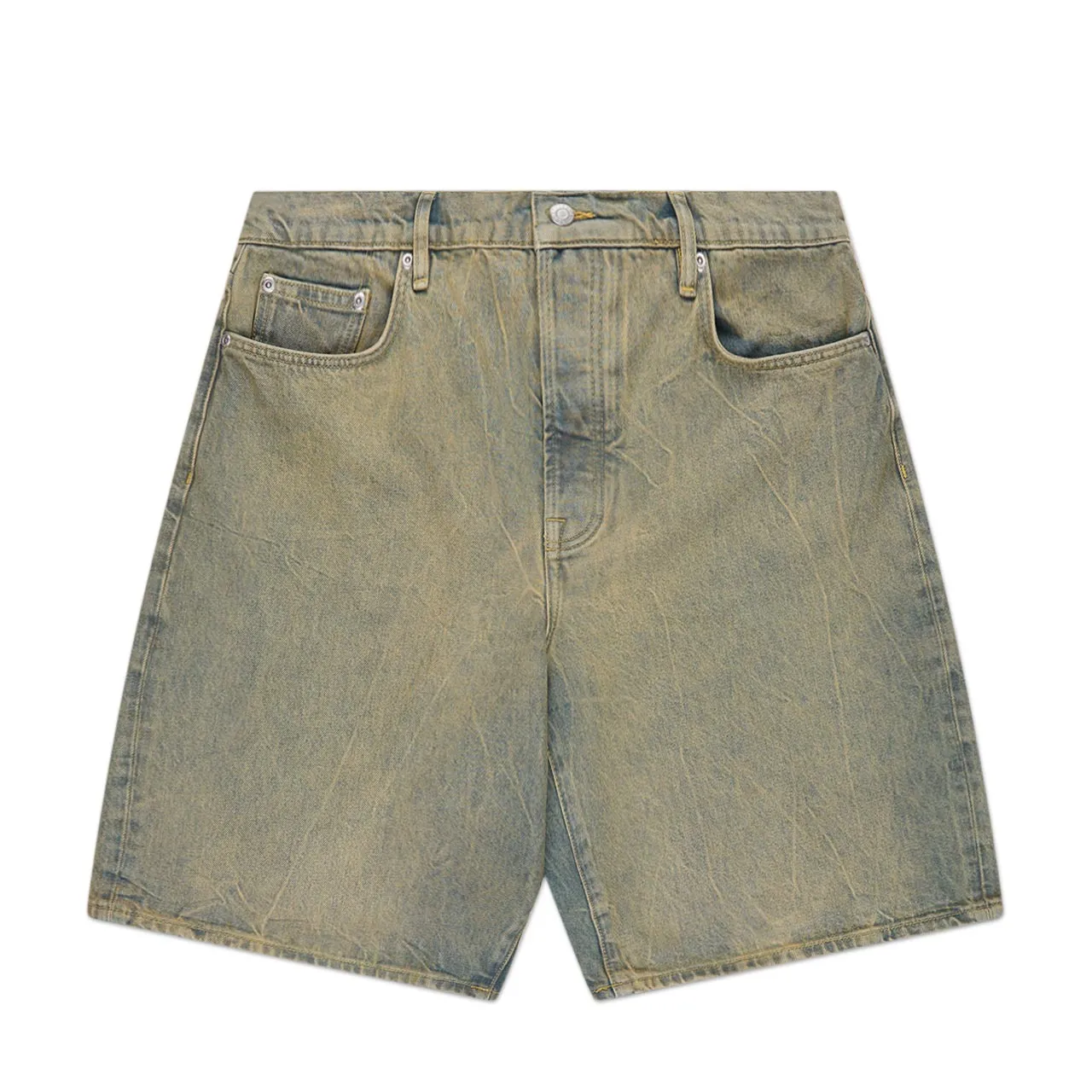 stüssy denim big ol' shorts (sand wash)
