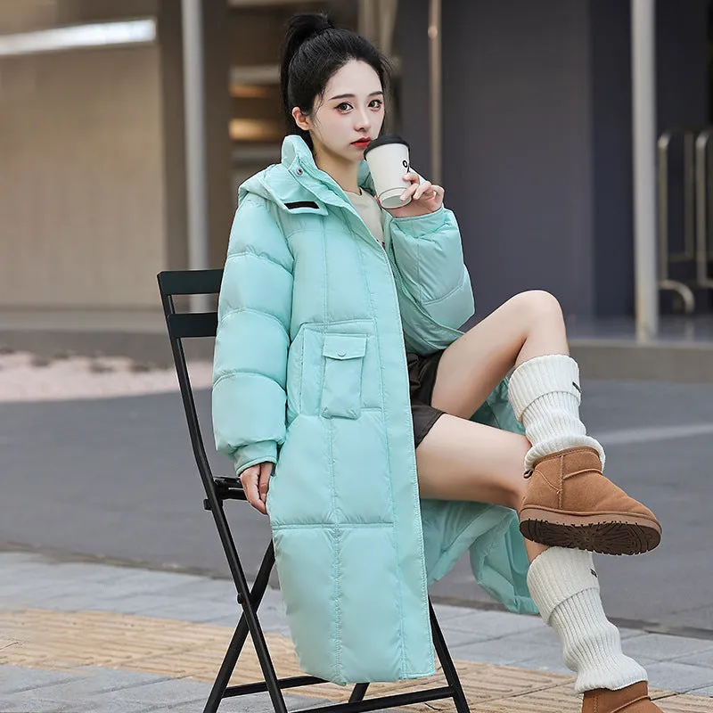 Stylish Women's Padded Quilted Puffer Jacket Featuring Label Detailing