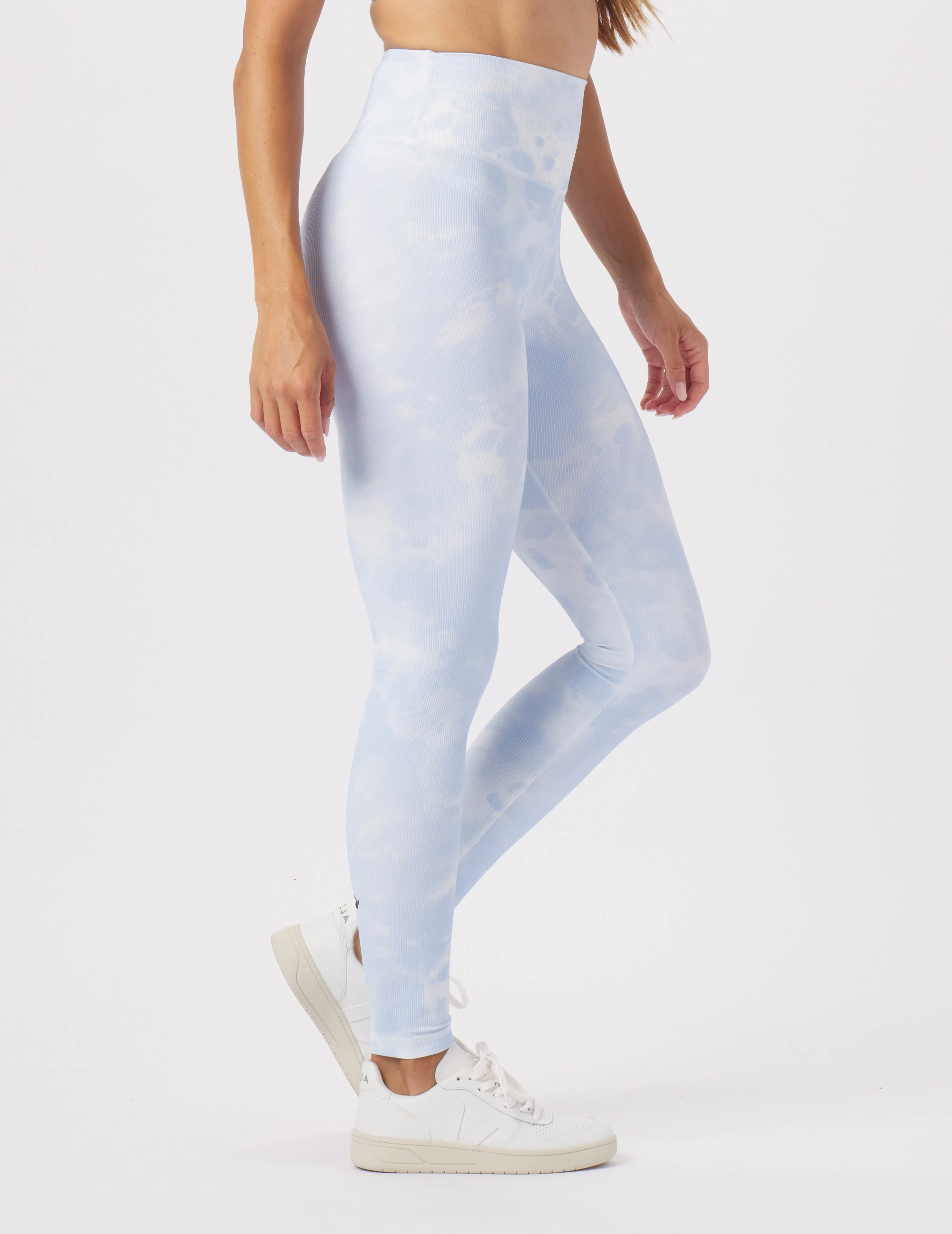 Sultry Legging: Ice Blue Lava Dye