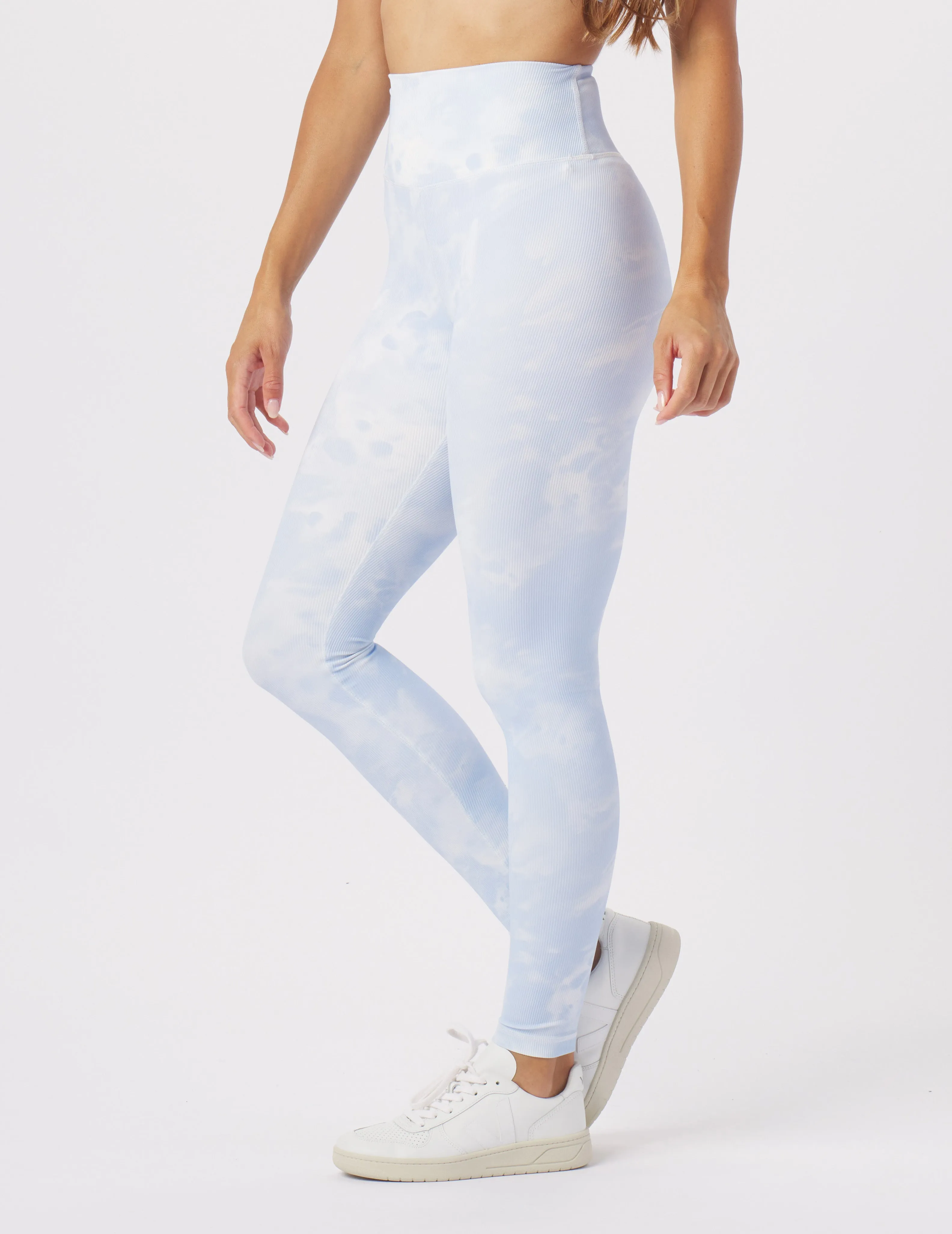 Sultry Legging: Ice Blue Lava Dye