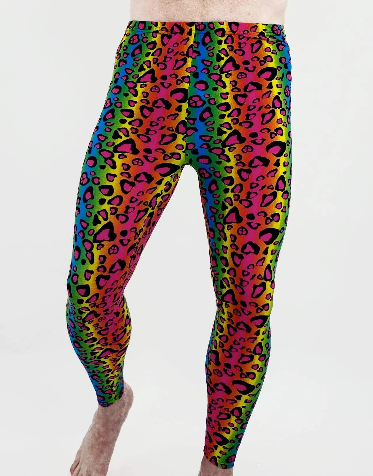 Super Stretch Neon Cheetah Unisex Leggings