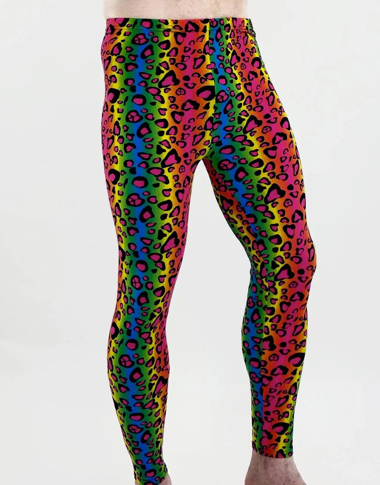 Super Stretch Neon Cheetah Unisex Leggings