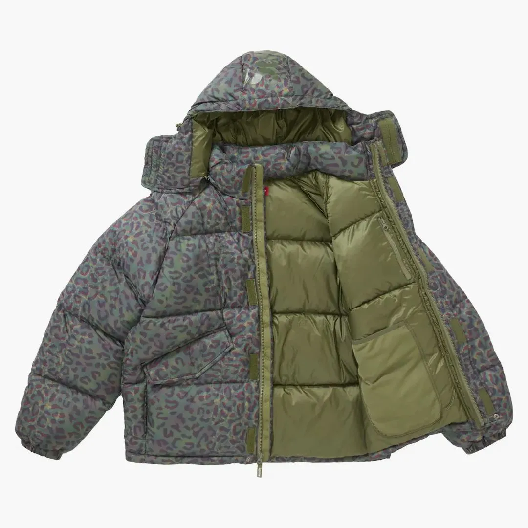 Supreme 700-fill Down Lightweight Puffer Jacket Leopard