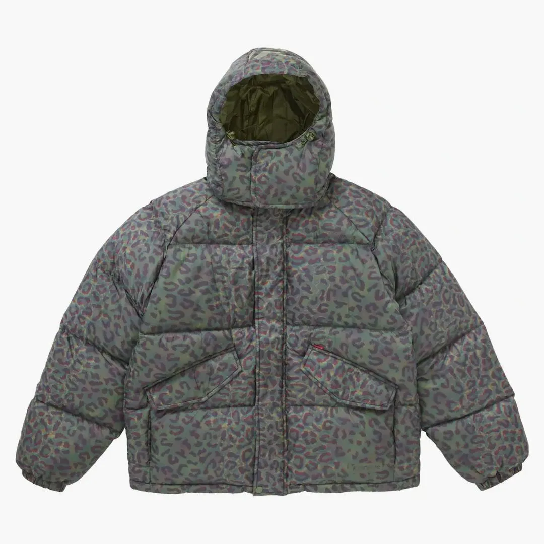 Supreme 700-fill Down Lightweight Puffer Jacket Leopard