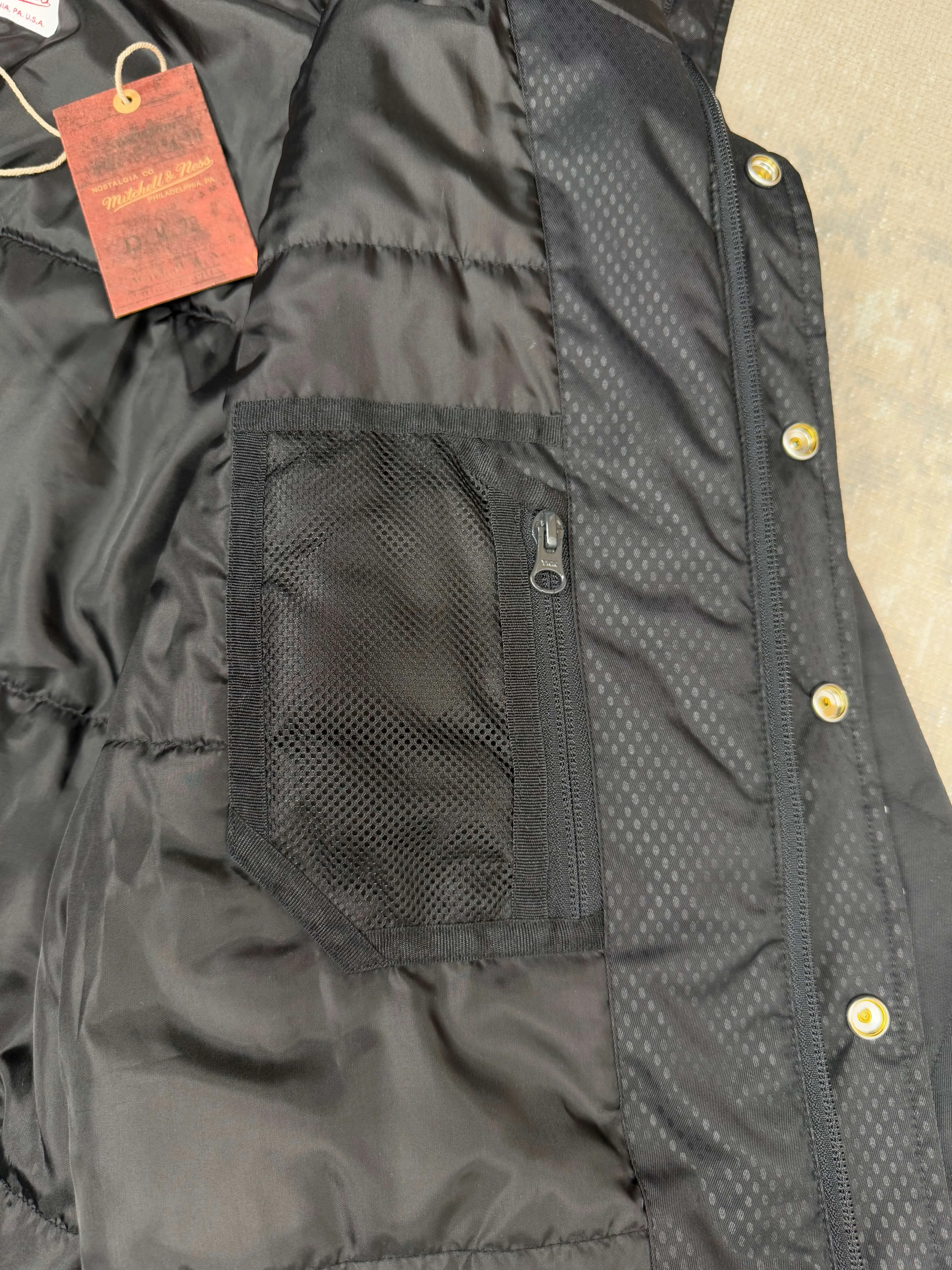 Supreme x Mitchell & Ness Quilted Sports Jacket - Black (Unused)