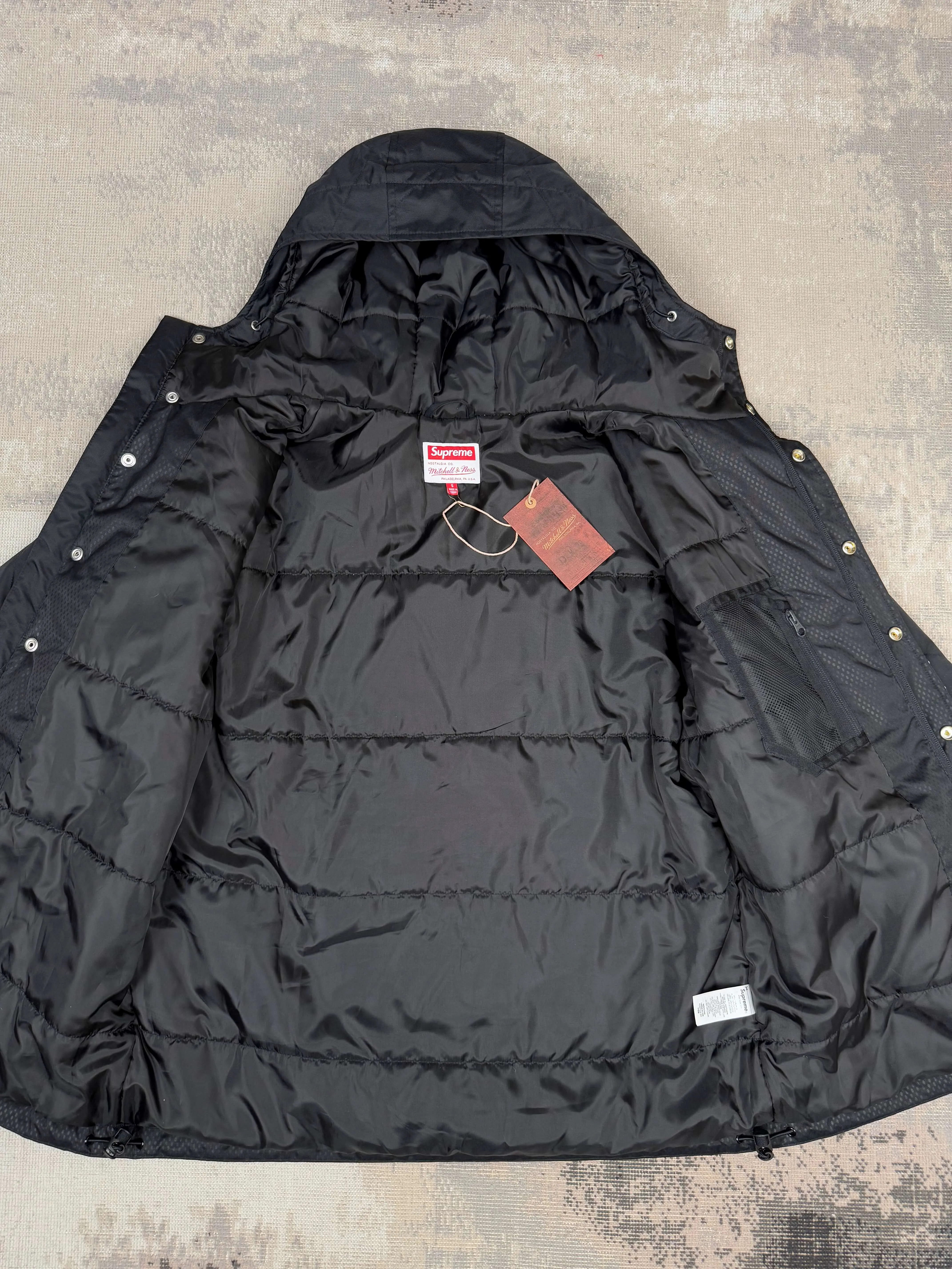 Supreme x Mitchell & Ness Quilted Sports Jacket - Black (Unused)