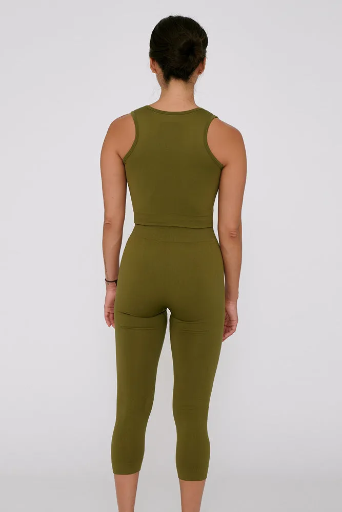Sustainable Seamless Active 3/4 Leggings