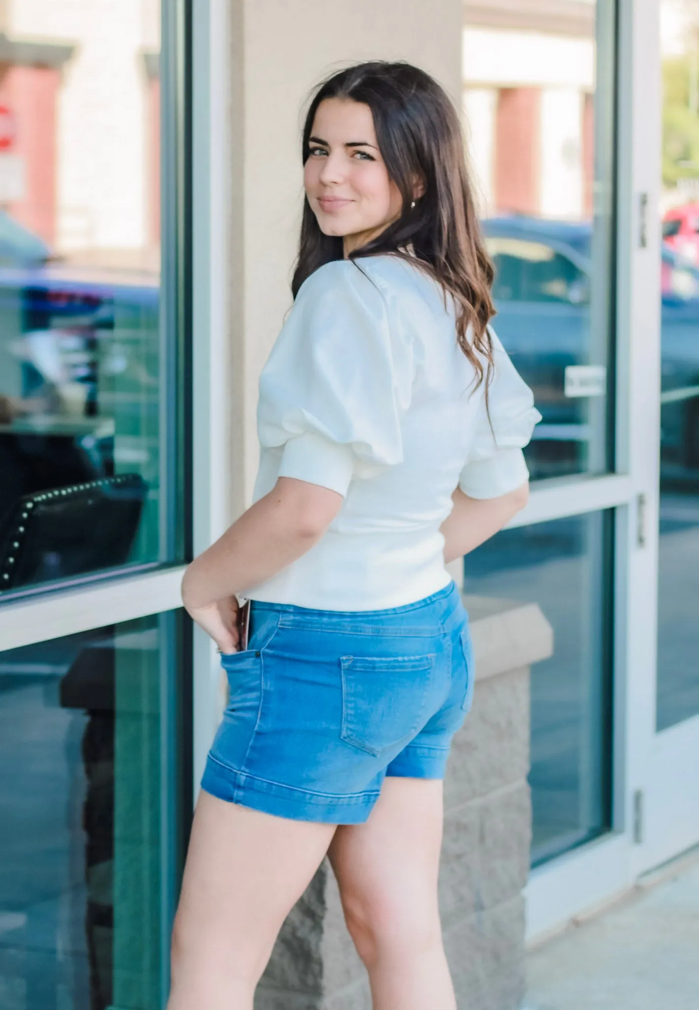 Taking It All Top in Off White