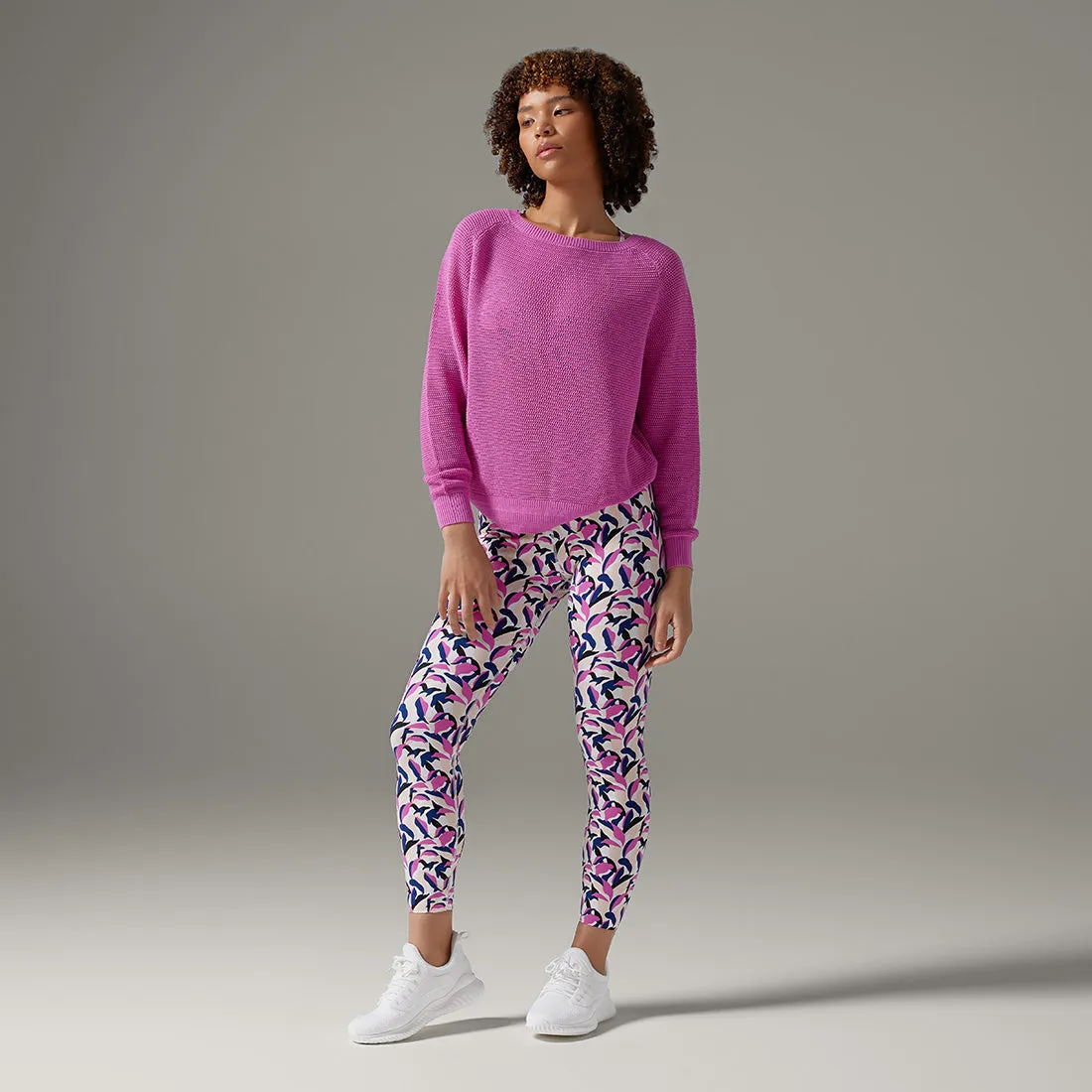 TAVI High Waisted 7/8 Tight - Cabana