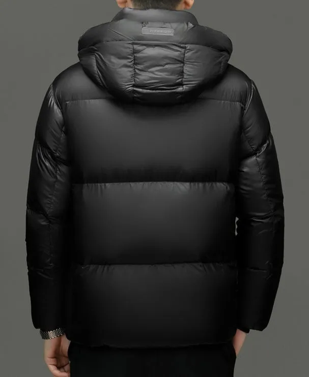 Thickened and Windproof Puffed Down Jacket