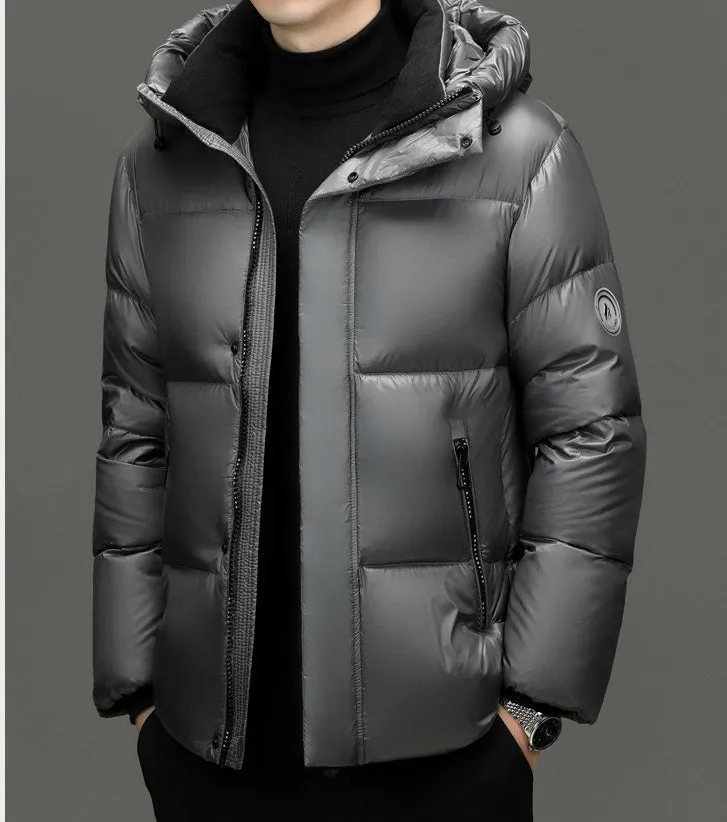 Thickened and Windproof Puffed Down Jacket