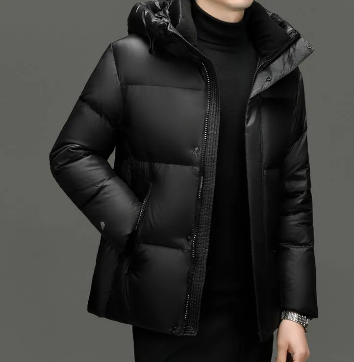 Thickened and Windproof Puffed Down Jacket